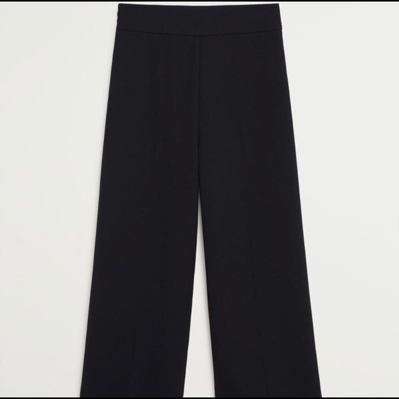 Zara Black Wide Leg Pants - Picture 2 of 3